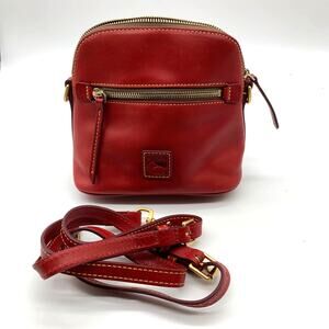 Dooney & Bourke Red Leather Crossbody Bag